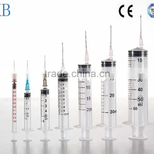 Medical Disposable Syringe Luer Slip Luer Lock 1ml 2ml 3ml 5ml 10ml 20ml 30ml 50ml 100ml thumbnail-1