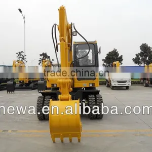 2016 Hot Sale NEW65 Mini Wheel Excavator thumbnail-2