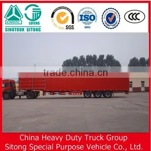 Sino Truck Stainless Steel Box Semi Trailer for Online Shopping thumbnail-5