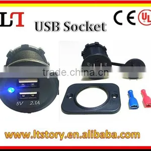 Led Light 12v Car USB Socket thumbnail-1