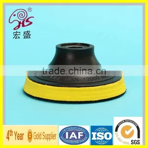 2016 New Product Deep Red Sponge Buffing Pad Nylon Tape Foam Pad High Quality thumbnail-2
