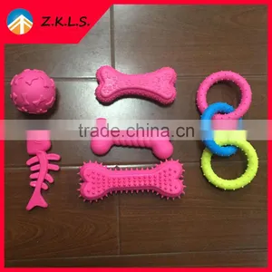 Colorful TPR Pet Dog Chew Toy For Fun thumbnail-1