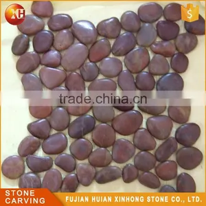 Stone Mesh Decoration Mix Pebble Tile thumbnail-1