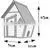 Kids Cubby House , Wood Children Playhouse thumbnail-4