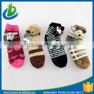 Soft Non-slip Lady Floor 3d Cartoon Girl Tube Sock thumbnail-1