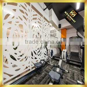 Customized Steel Room Divider Screen Partition For Hotel KTV Bar Commercial Decoration thumbnail-3