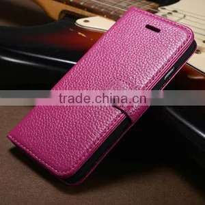 Factory in Stock PU Leather Mobile Phone Flip Case for IPhone 6 thumbnail-4
