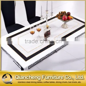 High Quality Modern Marble Dining Table Bedroom Hotel Dining Set thumbnail-3