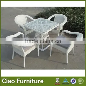 Rattan Furniture Garden Chairs Dining Set thumbnail-2
