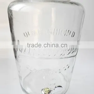 8L Juice Glass Dispenser With Spout and Sealed Swing Top Lid thumbnail-3
