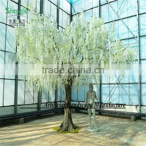 SAS201601 White Wisteria Tree,Wedding Silk Wisteria Tree thumbnail-3
