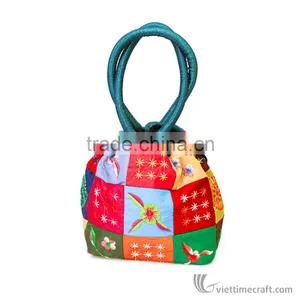 CHEAP HANDBAGS MADE FROM 100% SILK AND BROCADE IN VIETNAM, CONVENIENT AND FASHIONABLE thumbnail-4