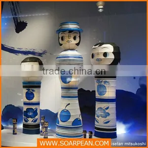 Custom Home Decoration Paper Display Paper Cartoon Statue thumbnail-1