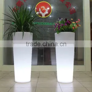 PE Plastic LED Rechargeable Large Flower Pot, RGB 16 Color Changing Ice Bucket For Bar Party thumbnail-2