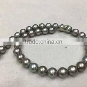 Wholesale 9-10mm Grey Tahitian Pearl Strands thumbnail-1