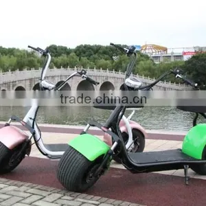 2017 Zhejiang Factory Factory 40-60km Range Per Charge 800w Electric Bike 48V Motor Citycoco Electric Scooter thumbnail-1
