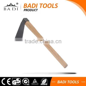 Wooden Handle Garden Hand Digging Hoe Rotary Hoe thumbnail-1