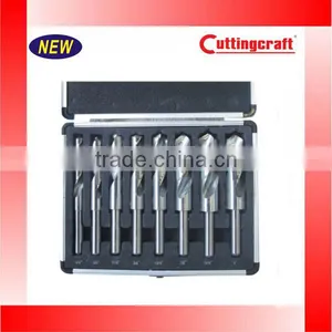 8Pc HSS 1/2" Reduce Shank Twist Drill Bit Set thumbnail-1