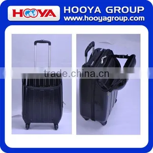 Carry On Wheeled Polycarbonate Luggage With Laptop Case thumbnail-1