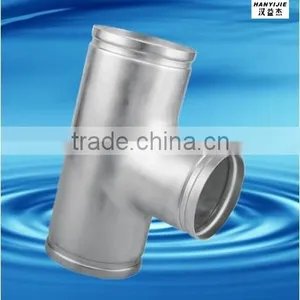 Stainless Steel 45 Degree Equal Tee thumbnail-1
