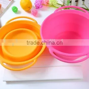 Collapsible Silicone Bowls Hot Selling Microwave Safe Silicone Bowls for Kids thumbnail-2