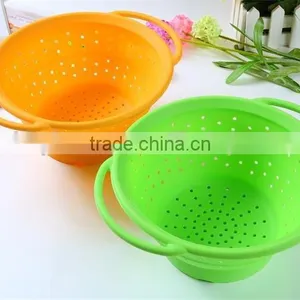 Multifunctional Silicon Basket Colander, Kitchen Filter Strainers Tool thumbnail-6