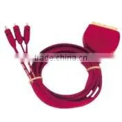 Scart Male to 3RCA Male Cable VK30421 thumbnail-1