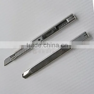 CN009 Art Knife Retactable Paper Cutting Knife With 9mm Stainless Snap off Blade thumbnail-1