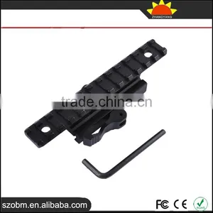 D0038 Aluminum Alloy 21mm Tactical Flashlight Gun Mount Quick Disassembly Rail Adaptor thumbnail-6