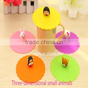 Promotional Double Wall Stainless Steel Silicone Cup Lid thumbnail-1