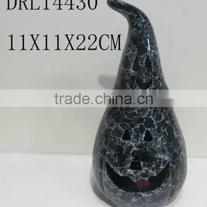 Holloween Decorations Witch Ghost Ceramic LED Lantern thumbnail-2