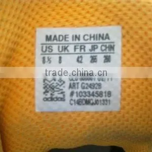 Heat Transfer Wash Care Label (shoes) thumbnail-1