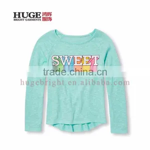 Curved Hem Is Longer In The Back Knitted Sweaters For Children thumbnail-1