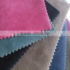 Double Flocking Leather for Shoes Upper, Textile Suede Leather With Flocked for Shoes thumbnail-1