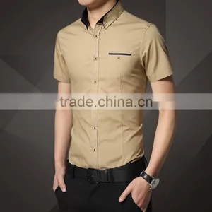 2017 New Fashion 100% Cotton Shirt for Man thumbnail-5