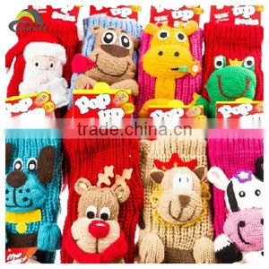 Design Your Own 3D Cow Knitted Girls Tube Socks thumbnail-3