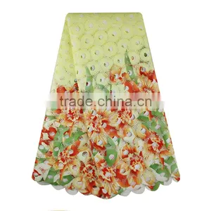 African Guipure Cord Lace Fabrics 3D Nigerian Lace For Weddings thumbnail-3