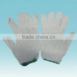 7 Guage Computer Weaving Cotton Gloves, Cotton Protection Gloves thumbnail-1