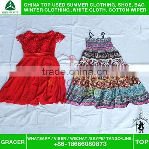 Gracer Stock Europe Style Bales 100kg Ladies Cotton Dress Used Designer Clothes thumbnail-3