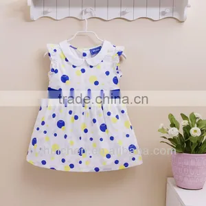 New Arrival 2013 Mom and Bab Baby Girl's Party Dress,sweet Girls Dress With Bowknot,100% Cotton Woven Dress,baby Clothes thumbnail-1