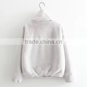 100%cotton Thick Warm Pullover Hoodie With Scarf thumbnail-1