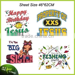 Factory Direct Custom Logo Heat Transfer Stickers For Clothing thumbnail-6