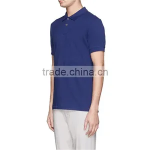 Bulk Blue Men's PK Polo Shirt 60% Cotton 40% Polyester Cheap Uniform Polo Shirts thumbnail-2