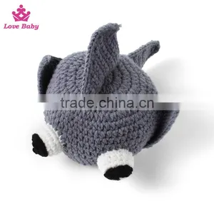 Infants Shark Pattern Photography Props Of Hat Cutting Children Winter Hat For Sale thumbnail-3