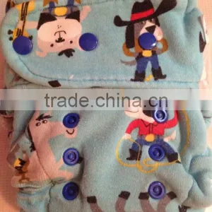 Cotton Baby Diapers With Cartoon Pattern thumbnail-1