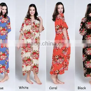 Kaftans Wholesale Women Long Abaya New Style Sexy Kimonos Robes KF-T106 thumbnail-2