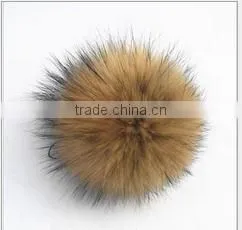 Wholesale Raccoon Fur Pom Poms thumbnail-2
