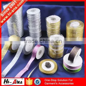 Wholesale Ribbon,gold Gift Christmas Ribbon,metalic Glitter Ribbon thumbnail-1
