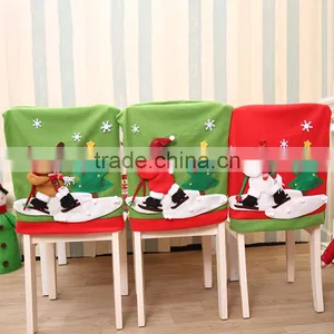Factory Wholesale Skiing Dining Christmas Chair Cover For Home Decor thumbnail-2
