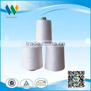 Polyester Core Spun Yarn Raw White Pattern AA Grade thumbnail-4